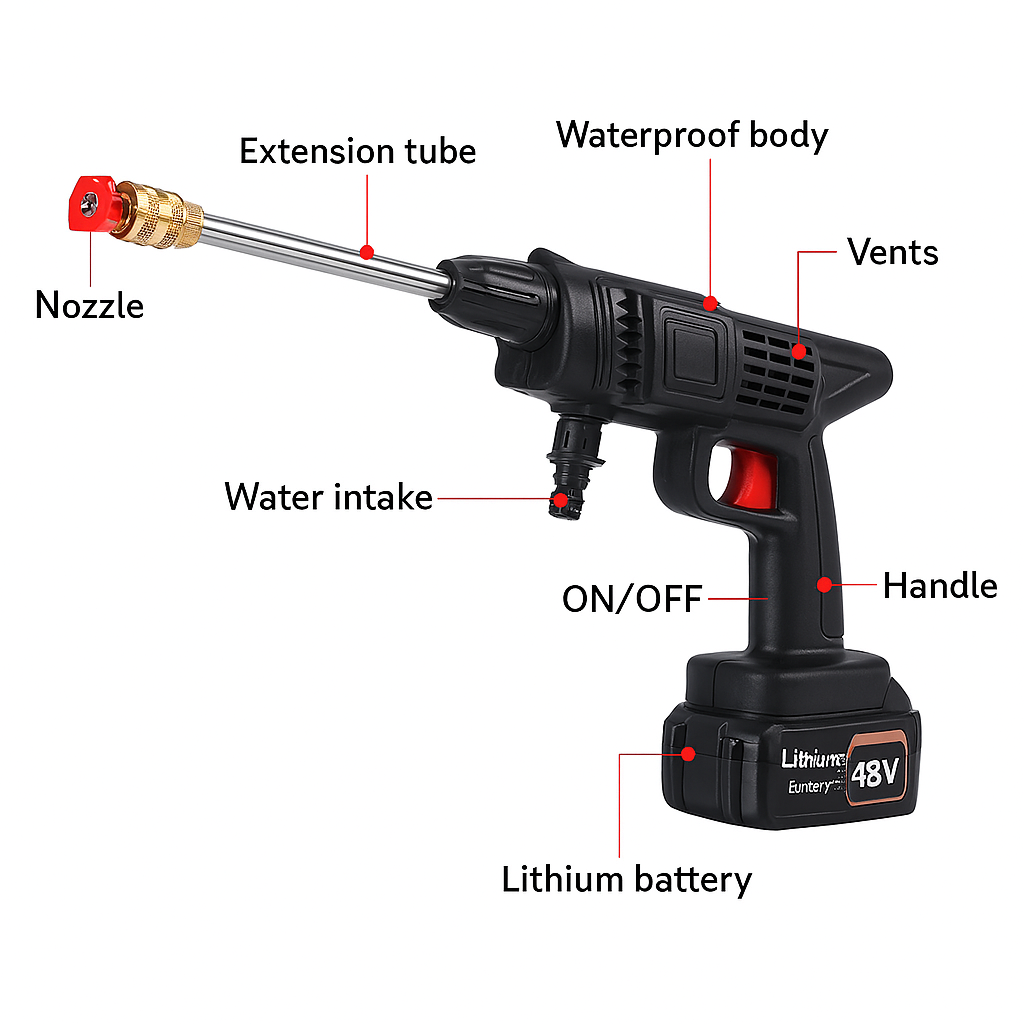 PowerWash | NETTOYEUR HAUTE PRESSION SANS FIL