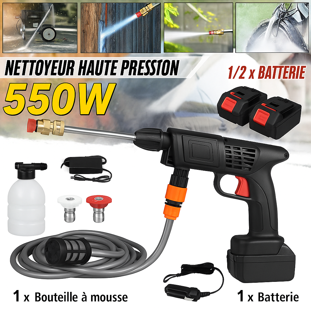 PowerWash | NETTOYEUR HAUTE PRESSION SANS FIL