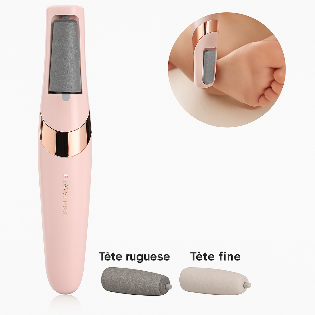 SoftFeet | RÂPE ÉLECTRIQUE POUR ÉLIMINER LES CALLOSITÉS & PEAUX MORTES