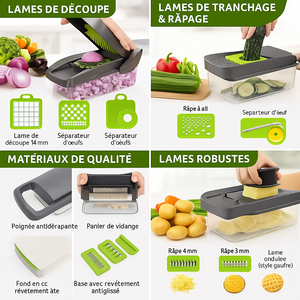 MultiCut | Coupe-légumes multifonction 12-en-1