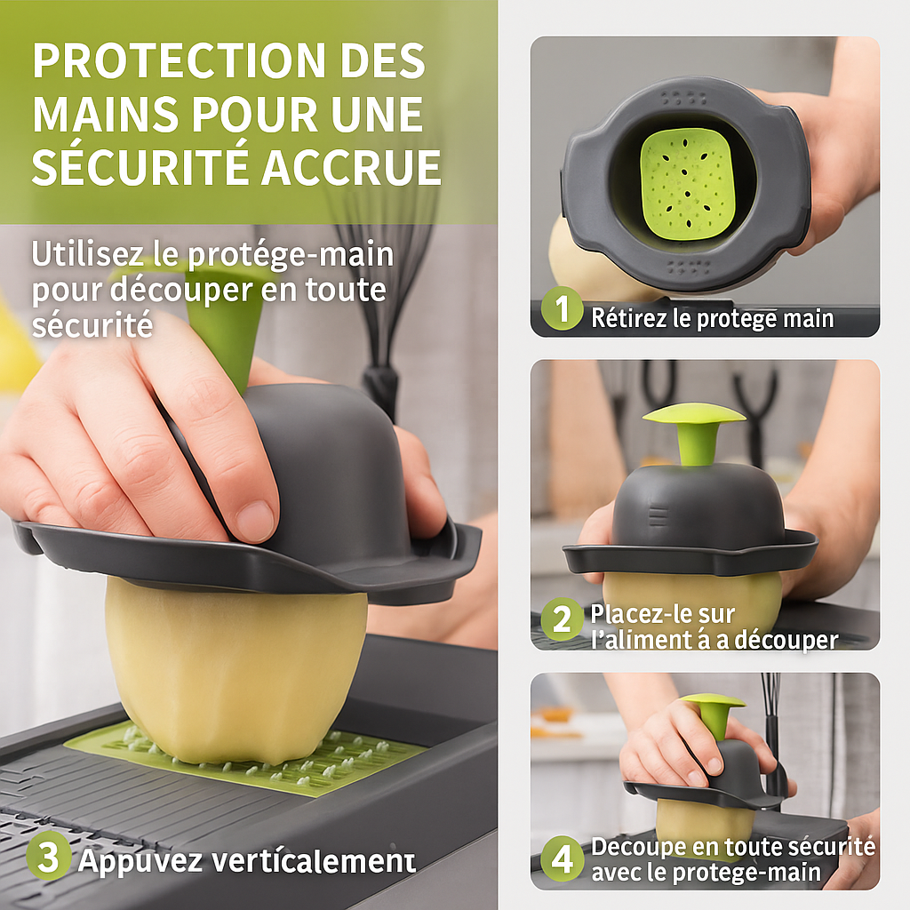 MultiCut | Coupe-légumes multifonction 12-en-1