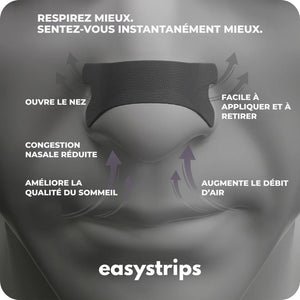 BreathX | Bande nasale magnétique intelligente – Pour une respiration libre et un sommeil réparateur