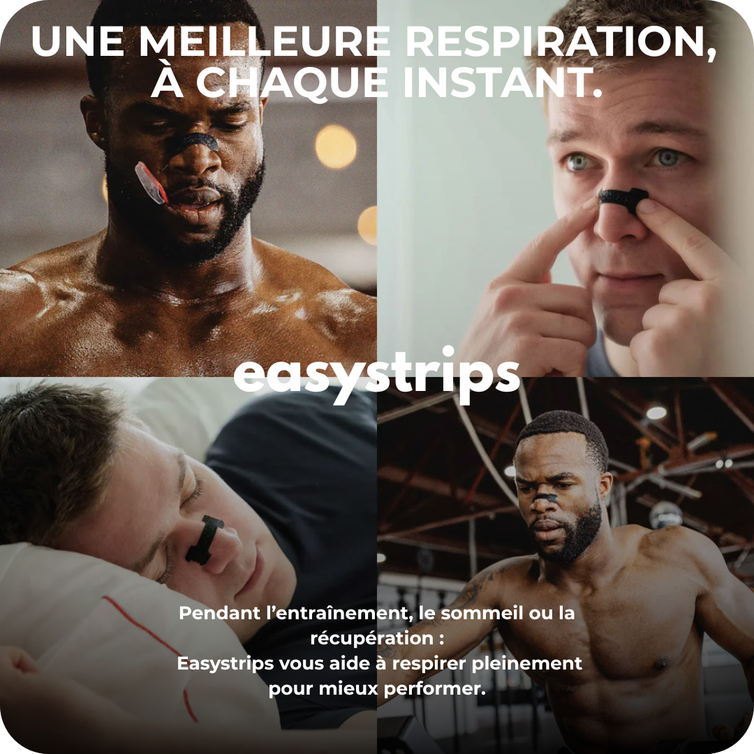 BreathX | Bande nasale magnétique intelligente – Pour une respiration libre et un sommeil réparateur